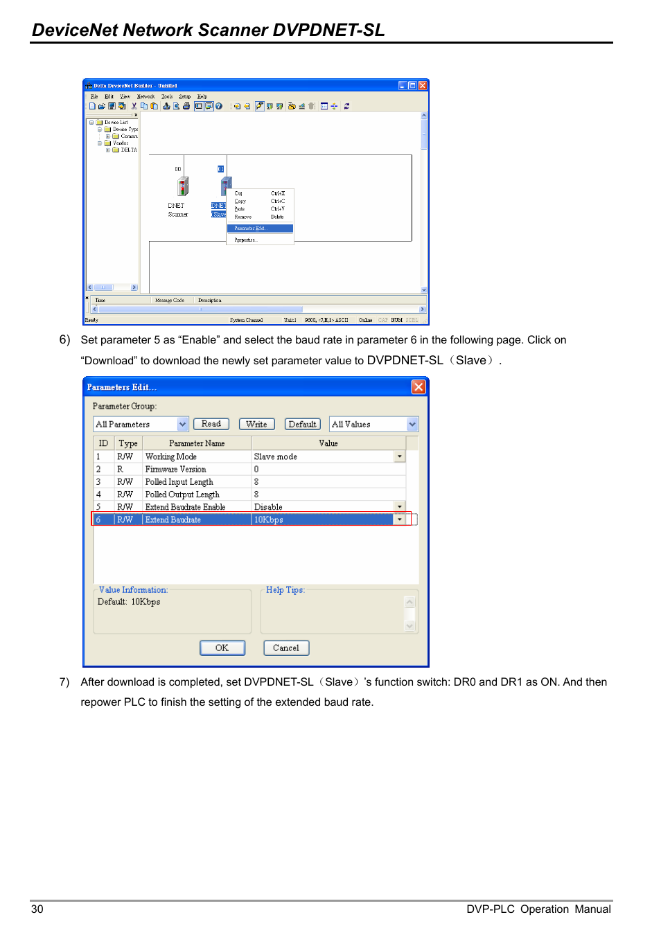 Devicenet network scanner dvpdnet-sl | Delta DVP-0204520-03 User Manual | Page 33 / 44