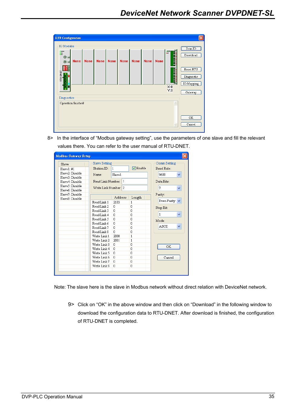 Devicenet network scanner dvpdnet-sl | Delta DVP-0204520-03 User Manual | Page 38 / 44