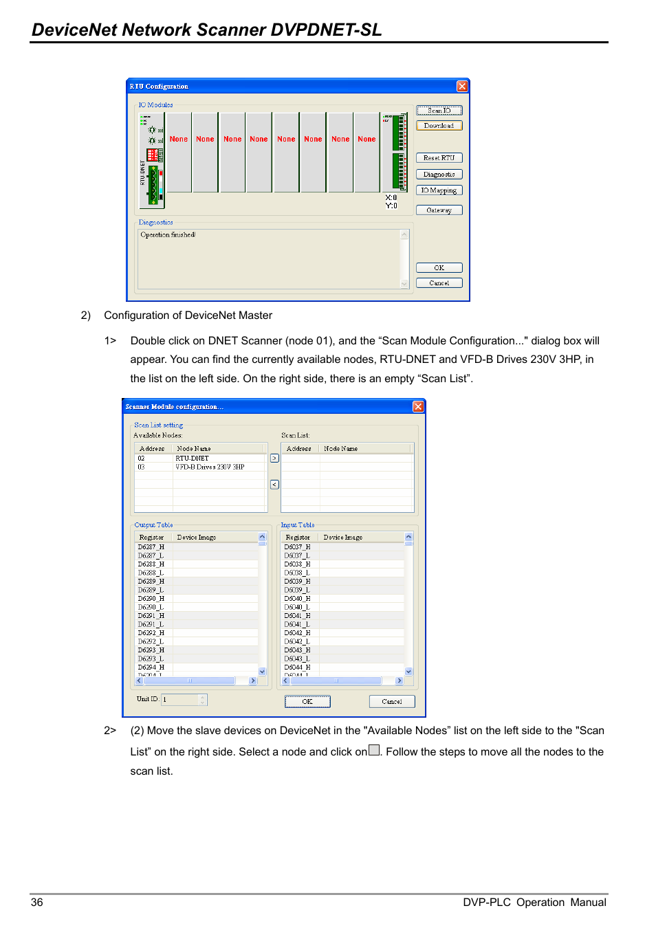 Devicenet network scanner dvpdnet-sl | Delta DVP-0204520-03 User Manual | Page 39 / 44