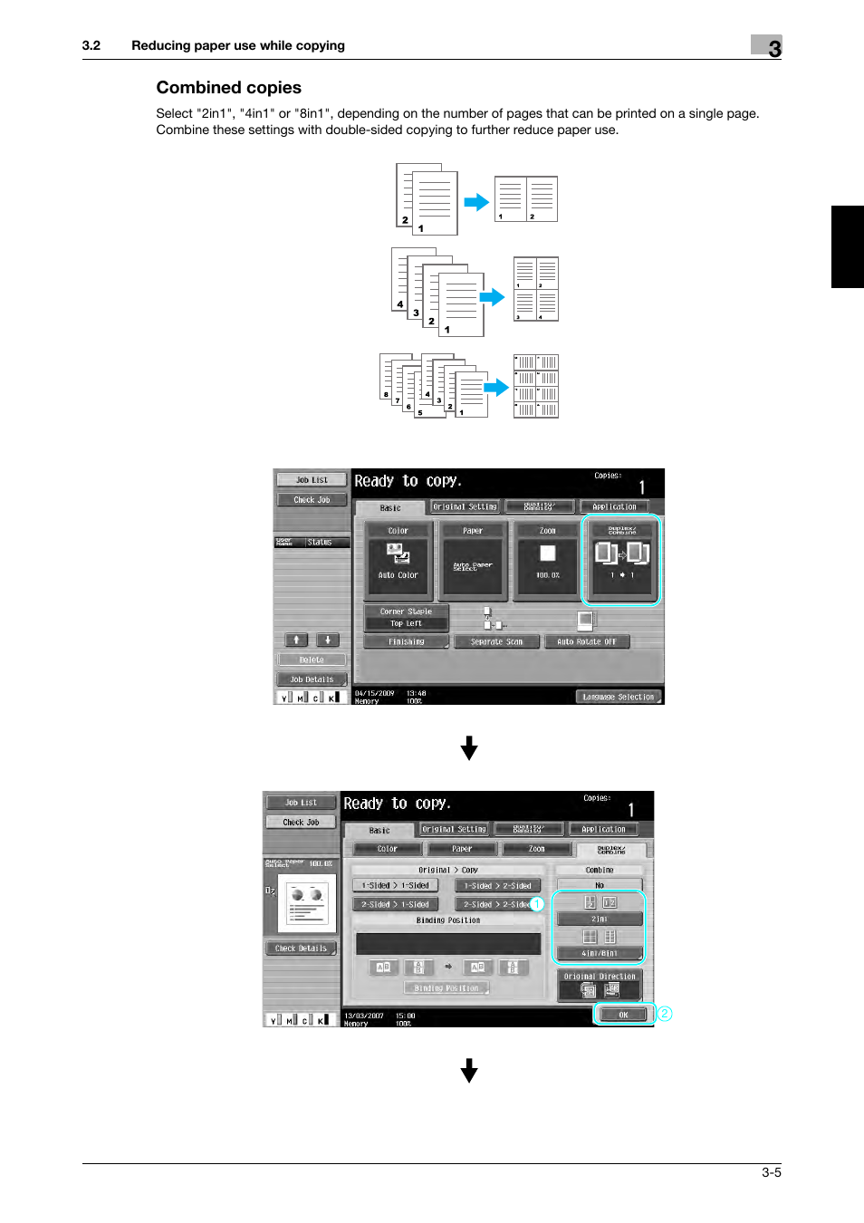 Combined copies, Combined copies -5 | 321 Studios Muratec MFX-C2828 User Manual | Page 140 / 292