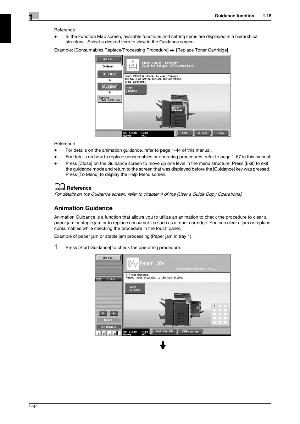 Animation guidance, Animation guidance -44 | 321 Studios Muratec MFX-C2828 User Manual | Page 51 / 292