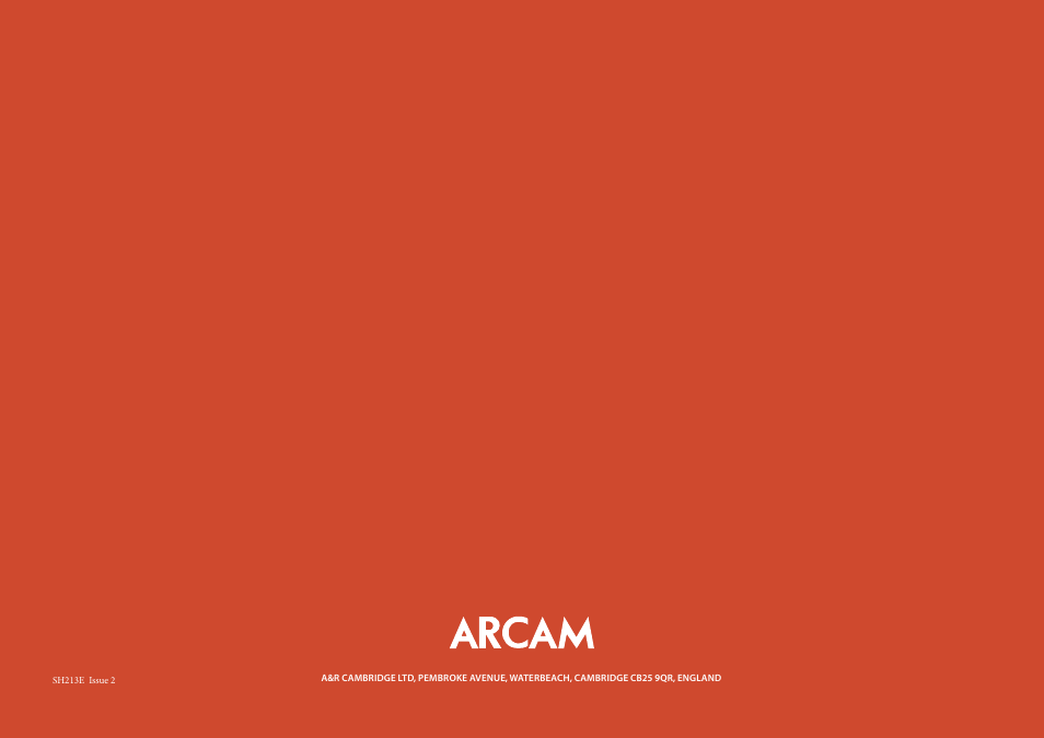 Arcam P777 User Manual | Page 16 / 16