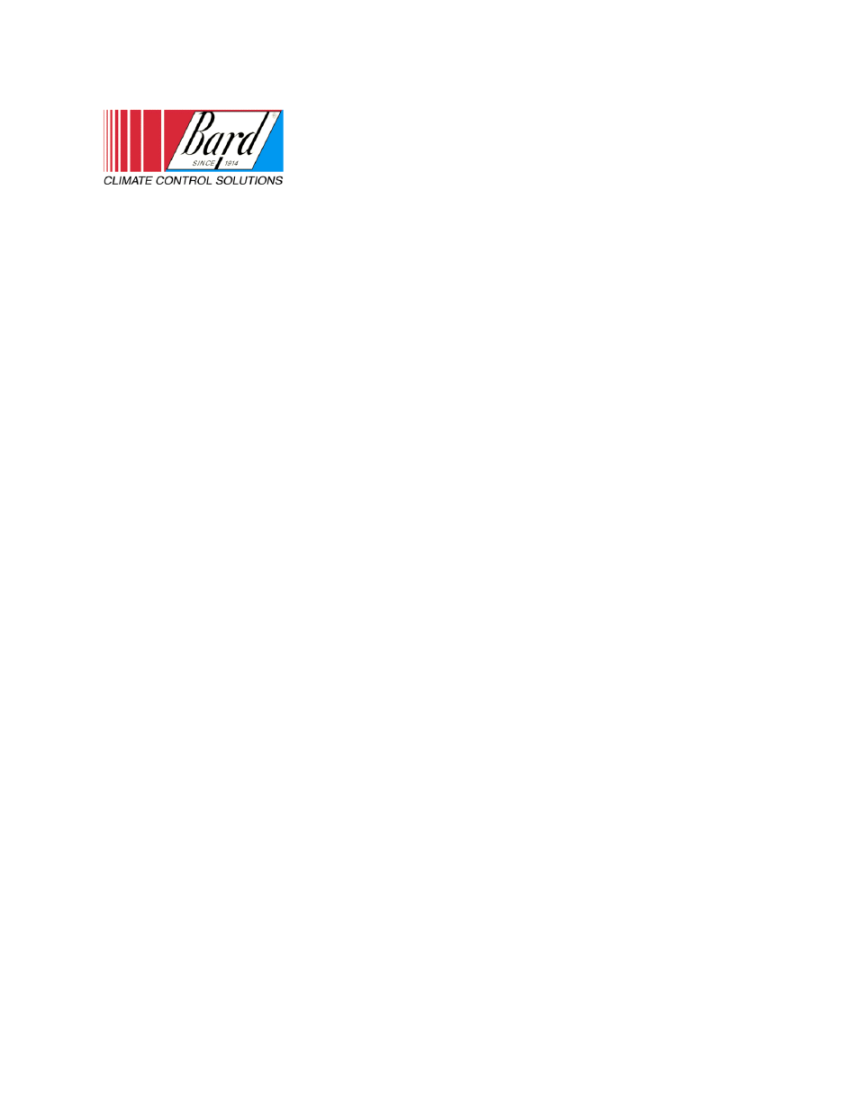 Bard QW2S User Manual | 6 pages