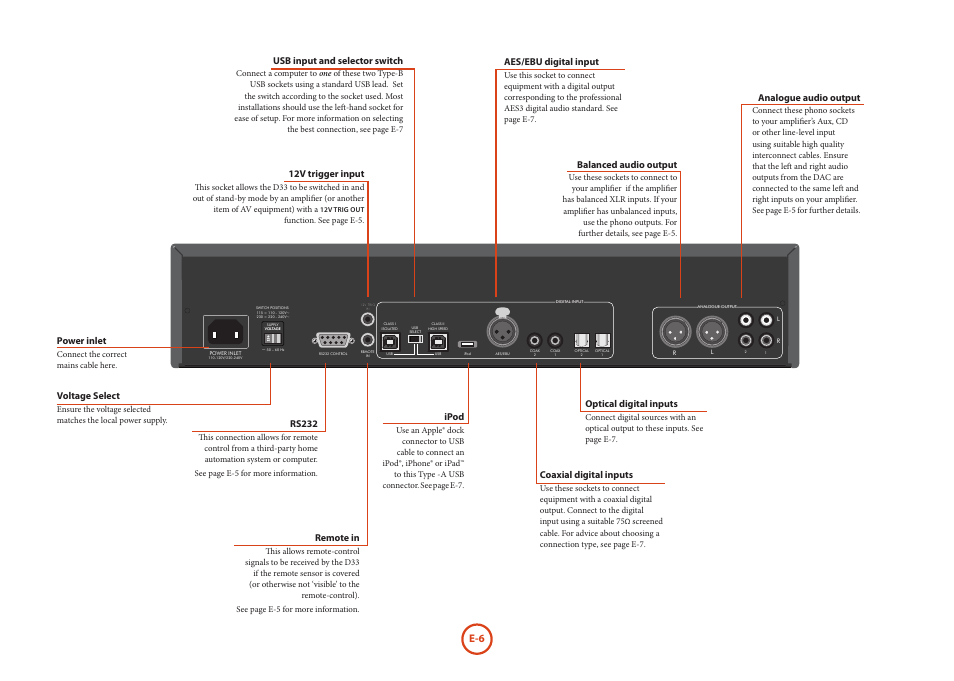 Arcam D33 User Manual | Page 6 / 13