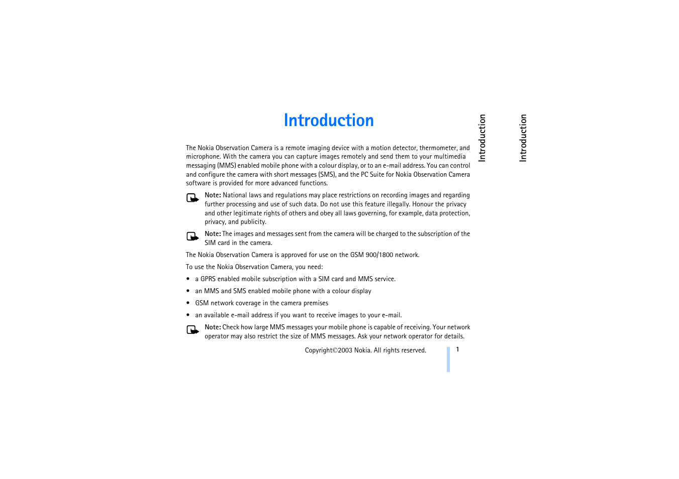 Introduction, Ction | Nokia 321 Studios User Manual | Page 7 / 45