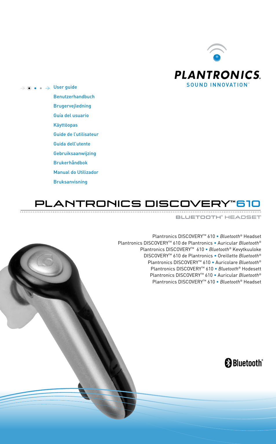 Plantronics Discovery 610 User Manual | 151 pages