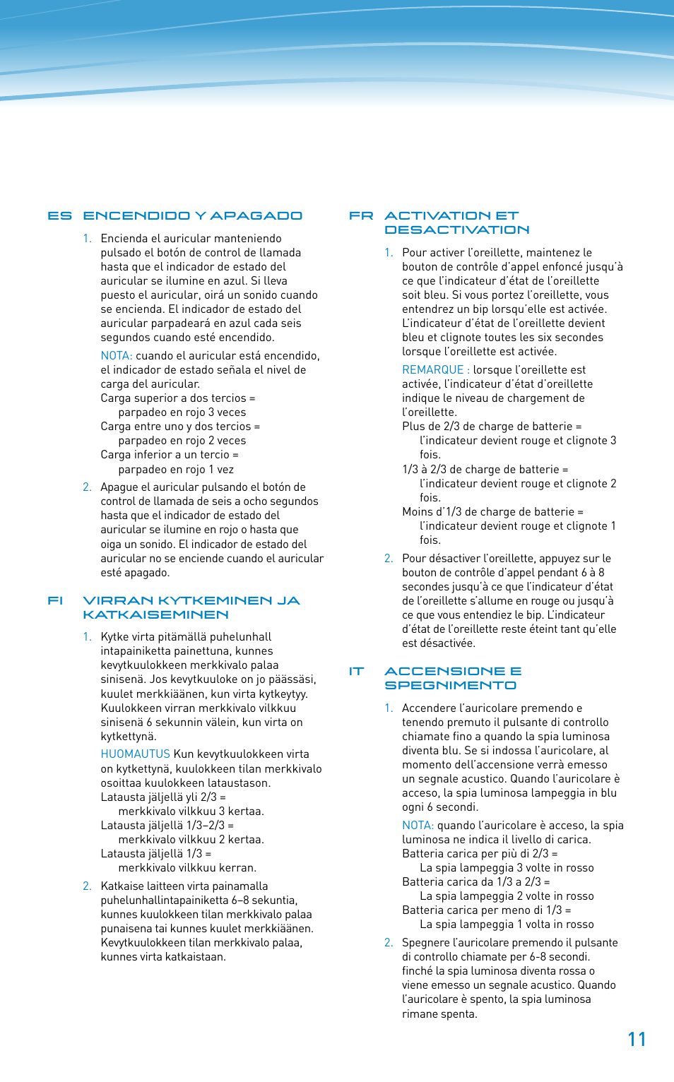 Plantronics Discovery 610 User Manual | Page 11 / 151