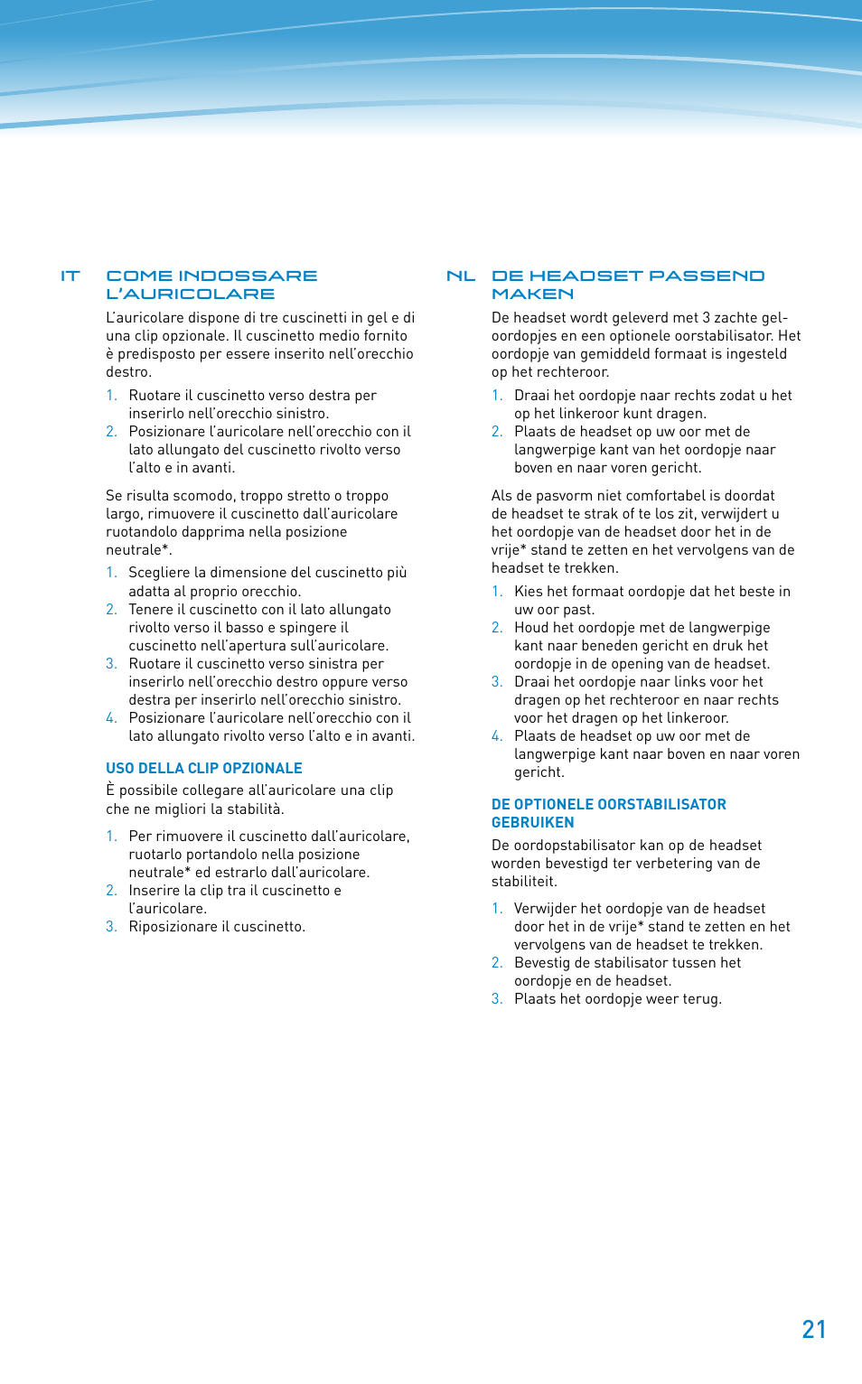 Plantronics Discovery 610 User Manual | Page 21 / 151