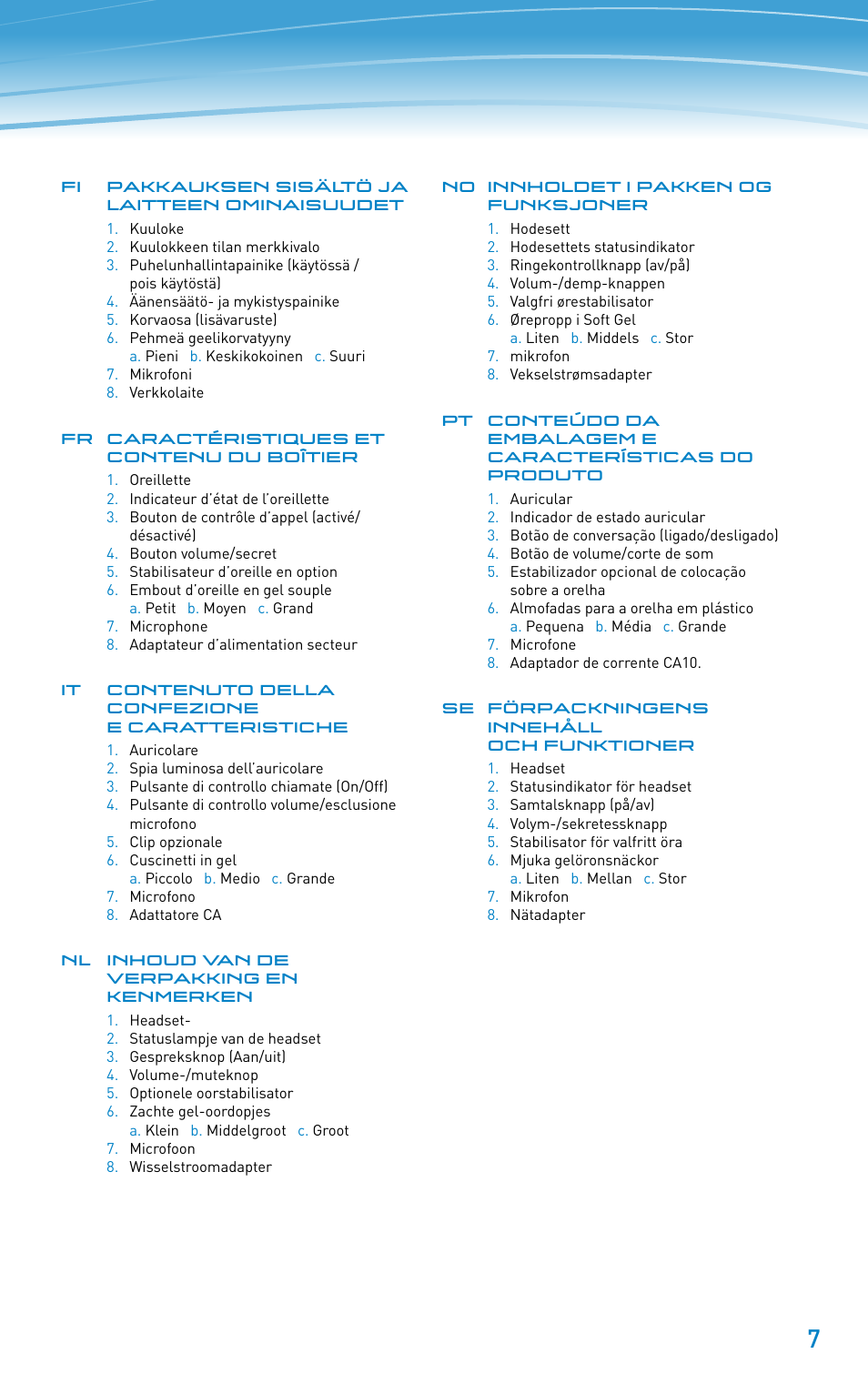 Plantronics Discovery 610 User Manual | Page 7 / 151
