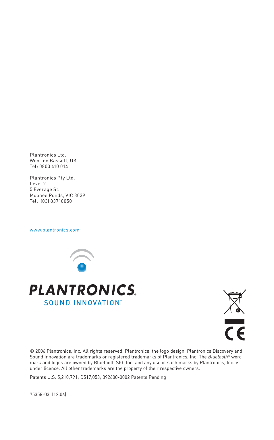 Plantronics Discovery 610 User Manual | Page 71 / 151