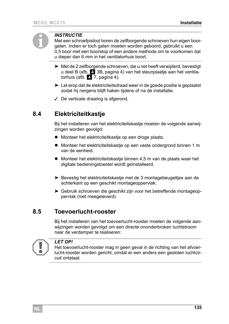 Dometic MCS15 User Manual | Page 135 / 266