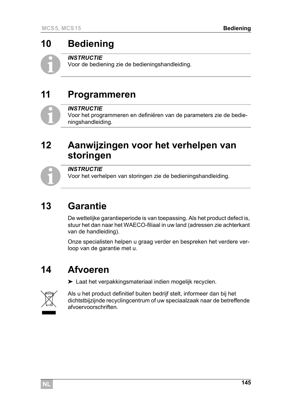 Dometic MCS15 User Manual | Page 145 / 266