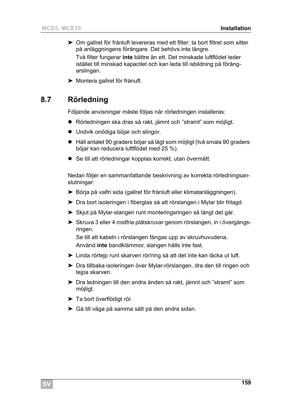 7 rörledning | Dometic MCS15 User Manual | Page 159 / 266