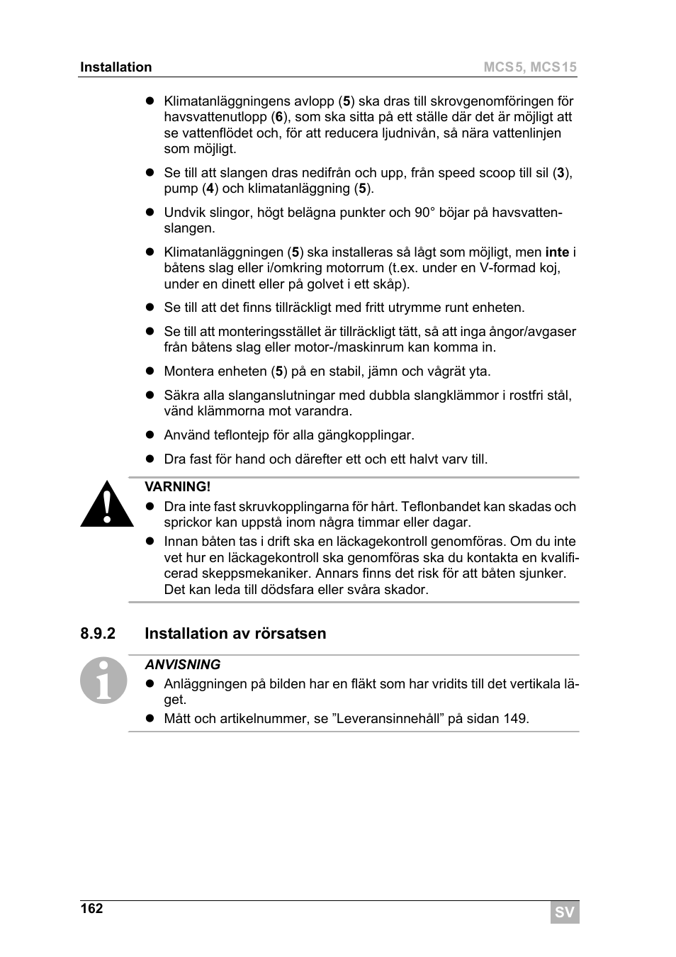Dometic MCS15 User Manual | Page 162 / 266