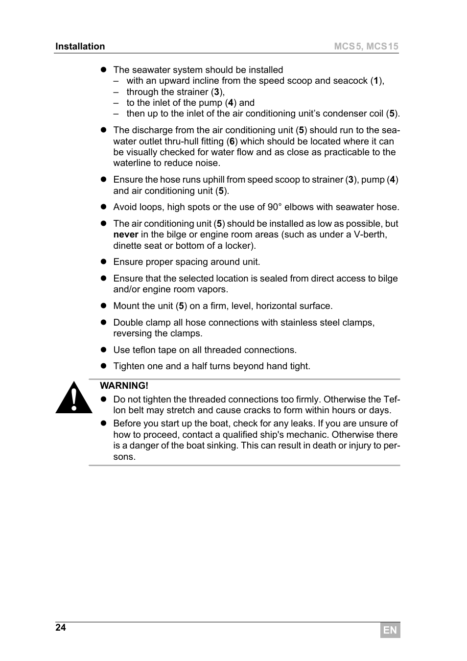 Dometic MCS15 User Manual | Page 24 / 266
