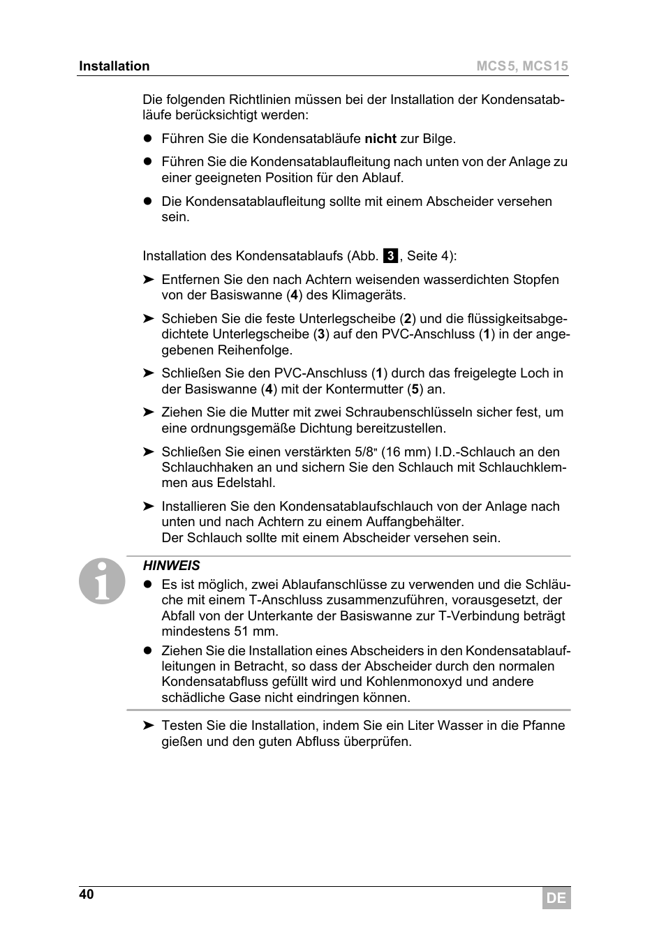 Dometic MCS15 User Manual | Page 40 / 266