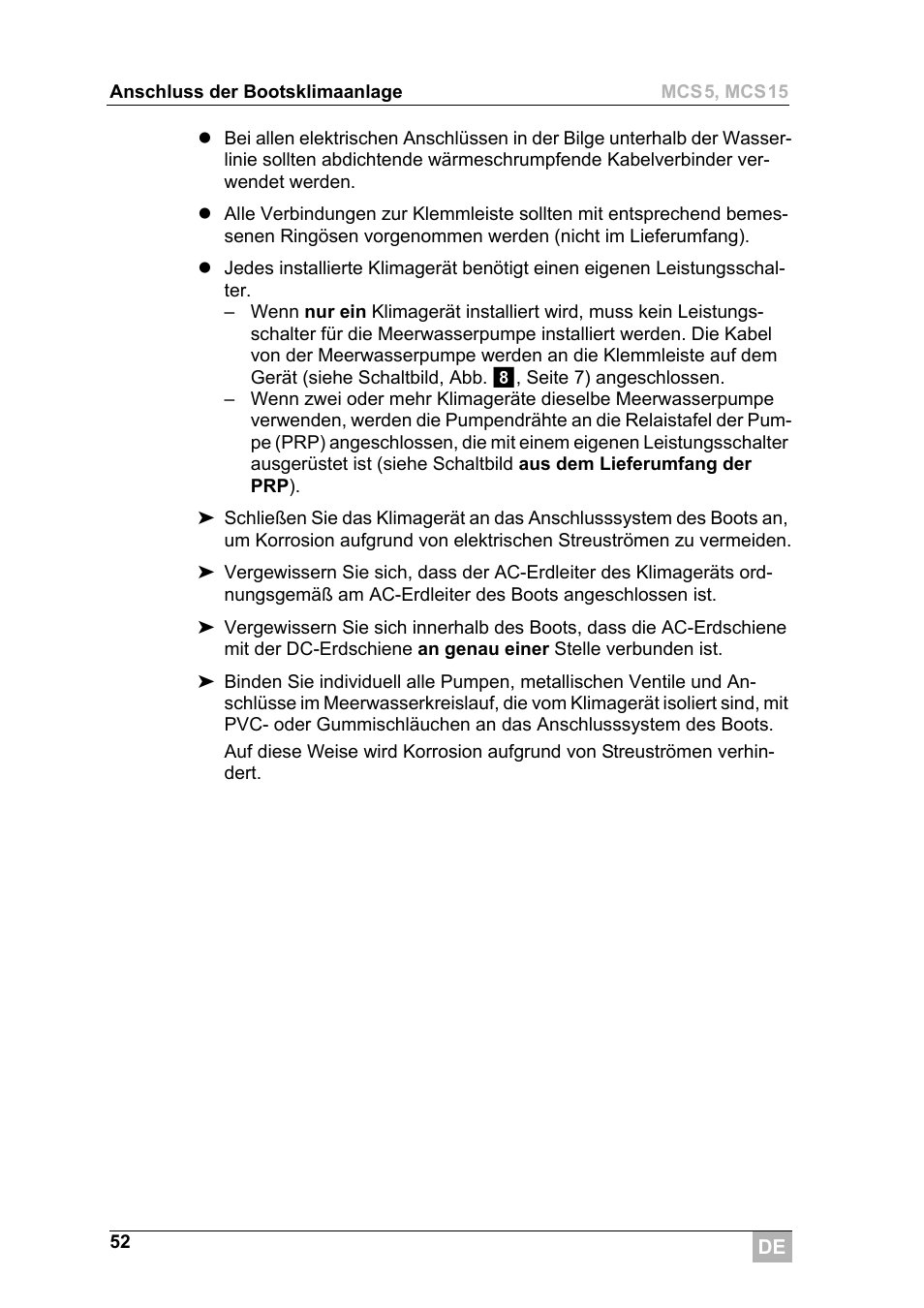 Dometic MCS15 User Manual | Page 52 / 266