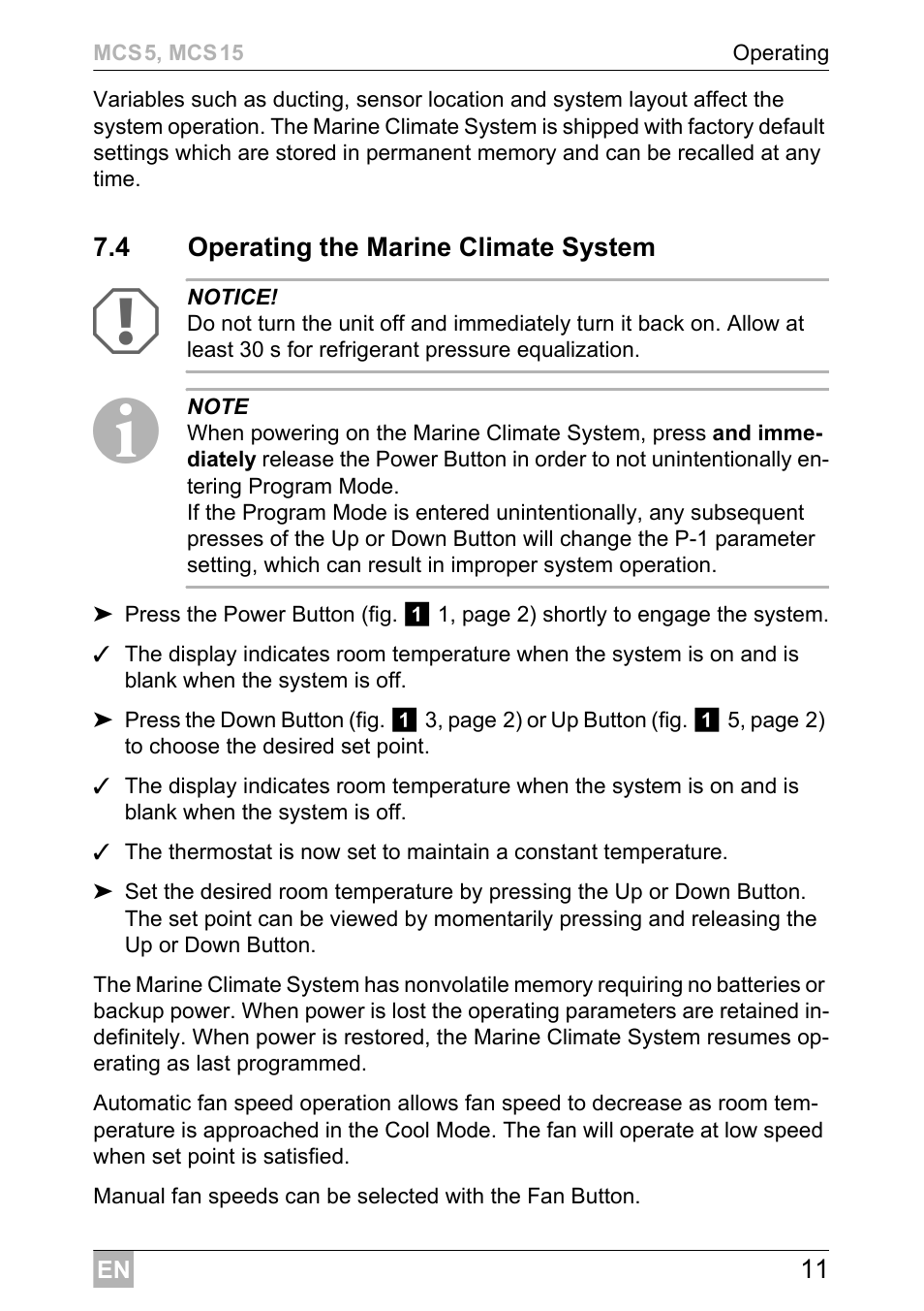 Dometic MCS15 User Manual | Page 11 / 412