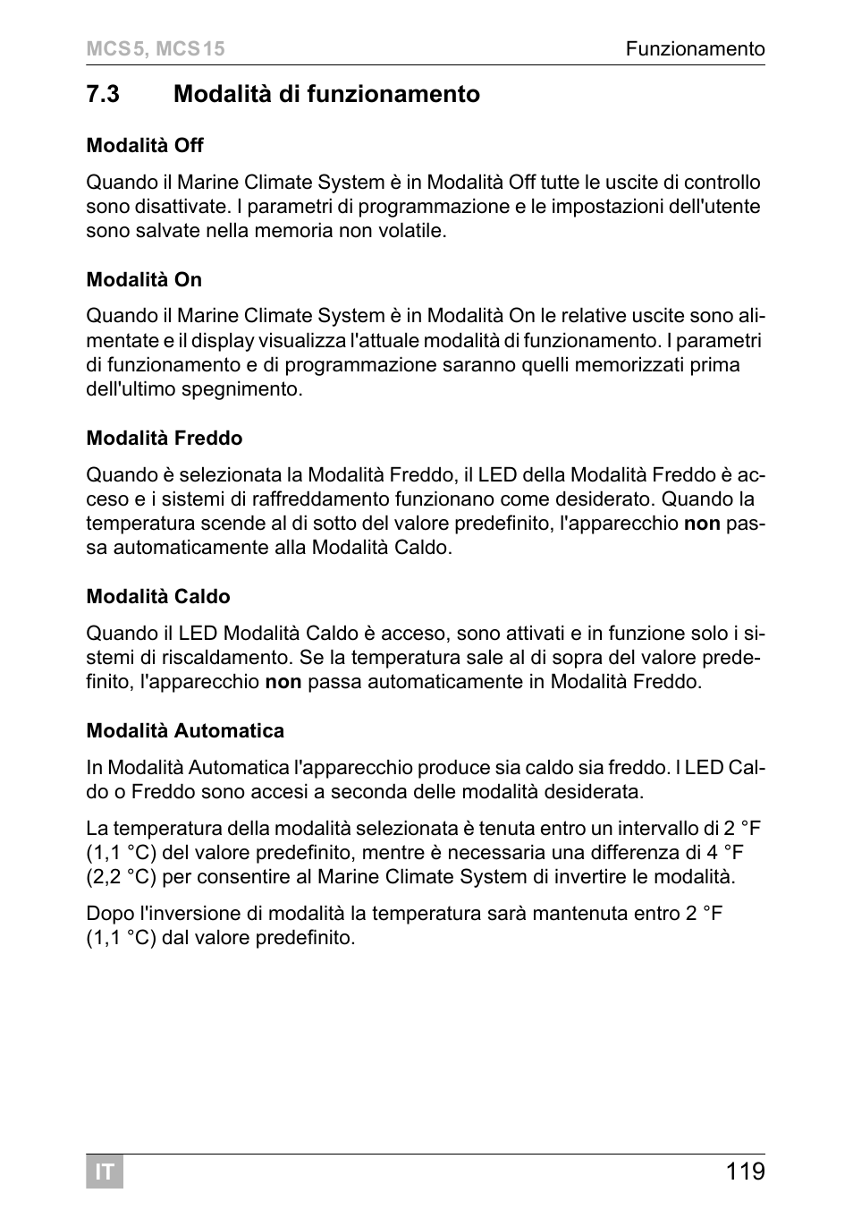 Dometic MCS15 User Manual | Page 119 / 412