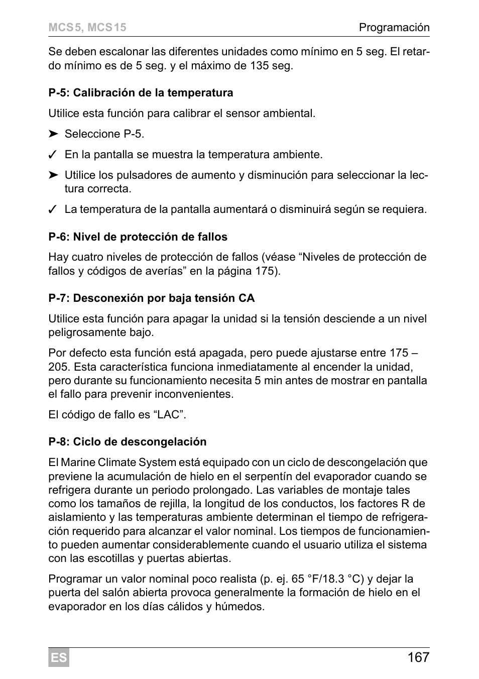 Dometic MCS15 User Manual | Page 167 / 412
