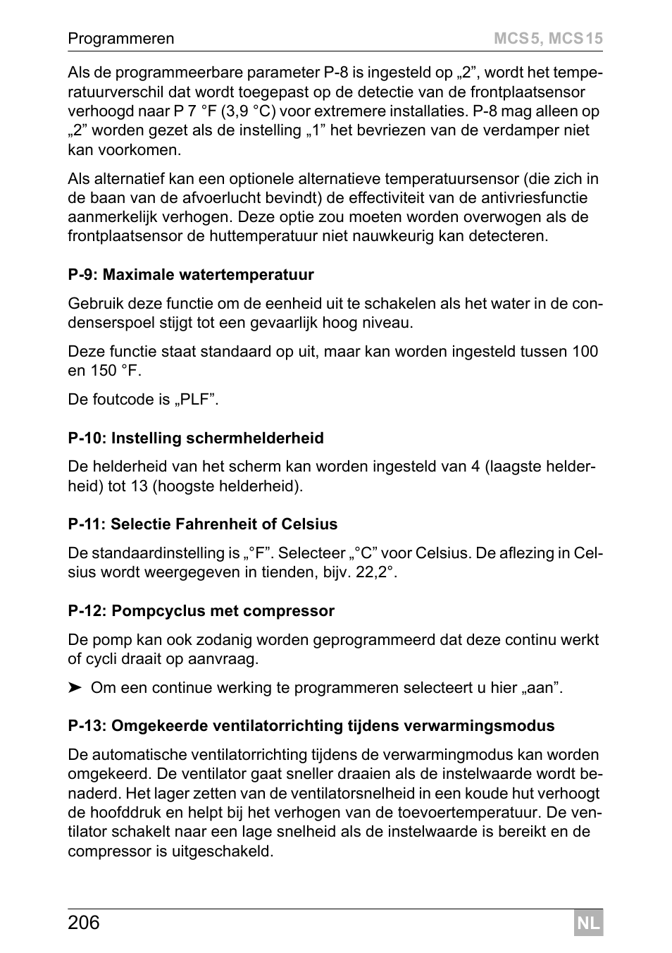 Dometic MCS15 User Manual | Page 206 / 412