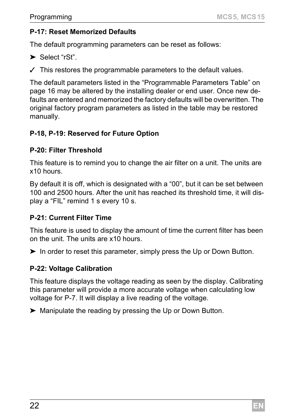 Dometic MCS15 User Manual | Page 22 / 412