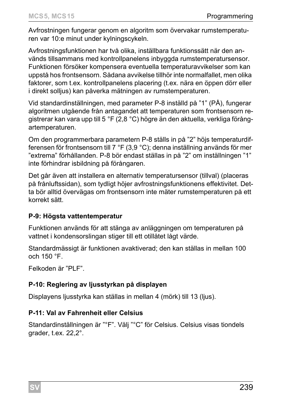 Dometic MCS15 User Manual | Page 239 / 412