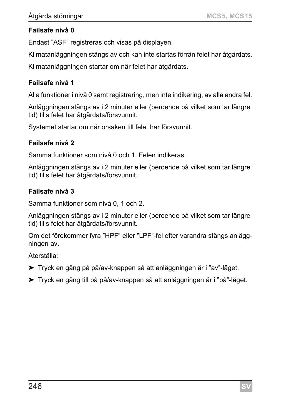 Dometic MCS15 User Manual | Page 246 / 412