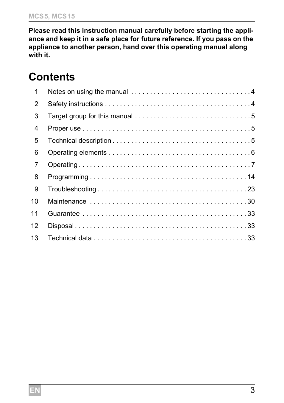 Dometic MCS15 User Manual | Page 3 / 412