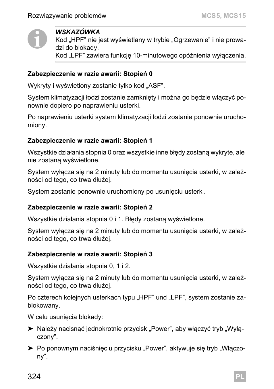 Dometic MCS15 User Manual | Page 324 / 412