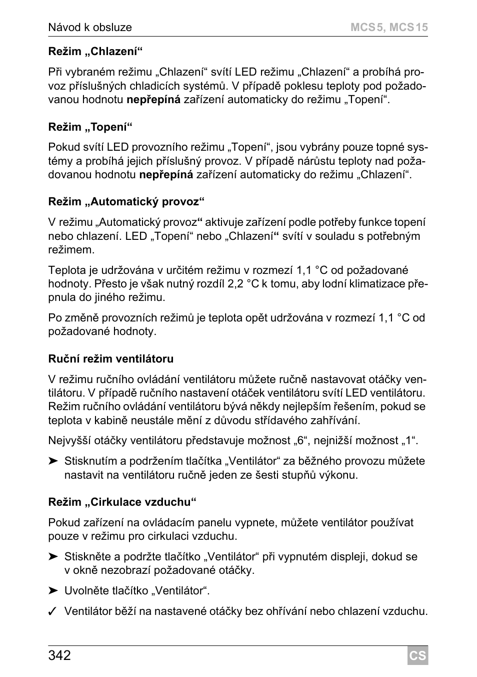 Dometic MCS15 User Manual | Page 342 / 412