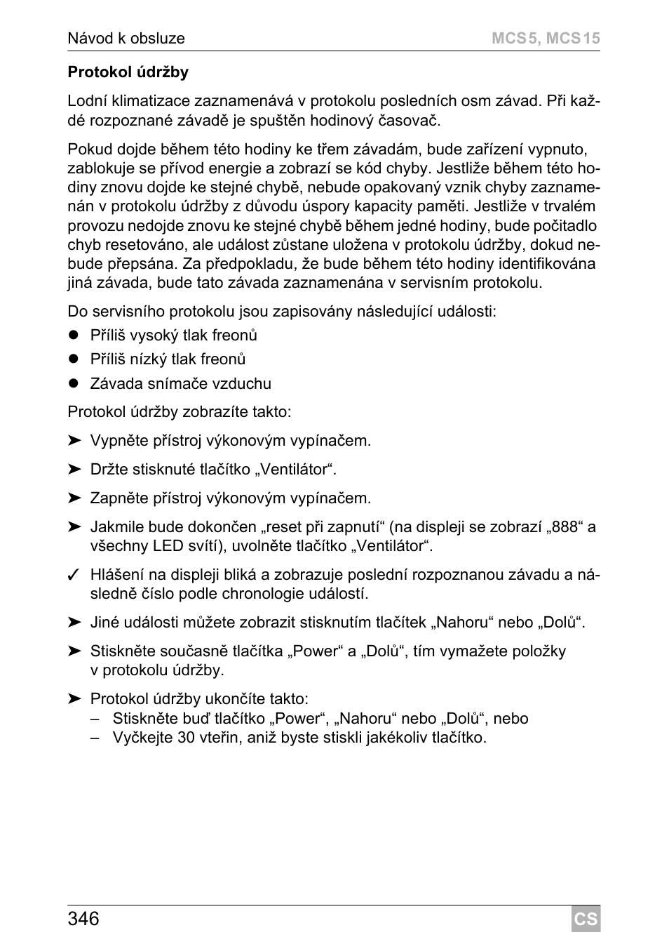 Dometic MCS15 User Manual | Page 346 / 412