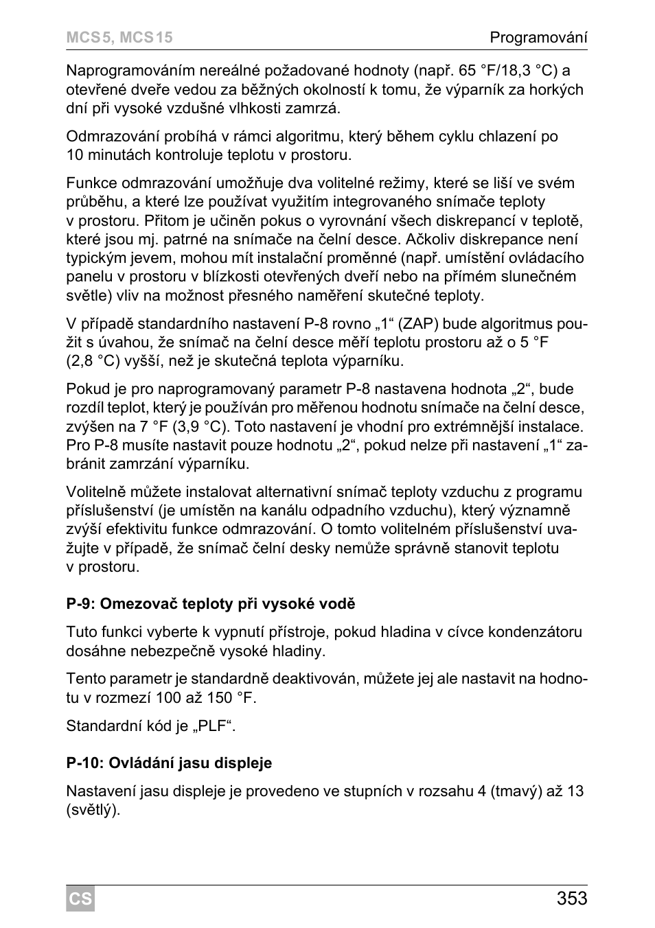 Dometic MCS15 User Manual | Page 353 / 412