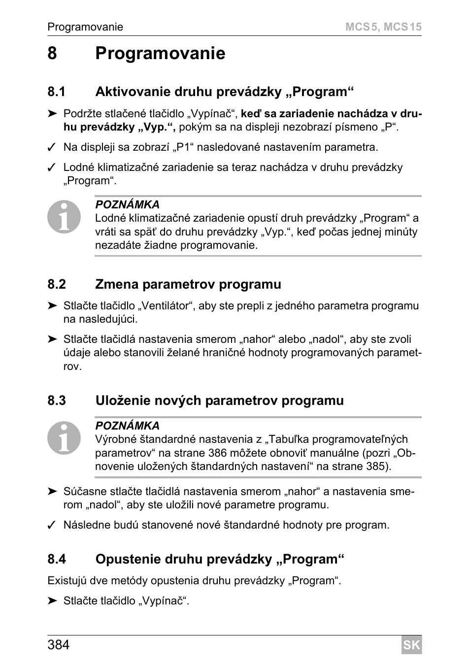 8programovanie | Dometic MCS15 User Manual | Page 384 / 412