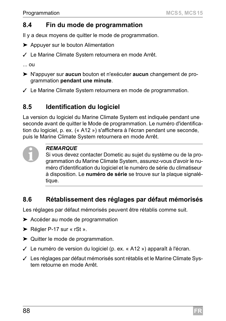 Dometic MCS15 User Manual | Page 88 / 412