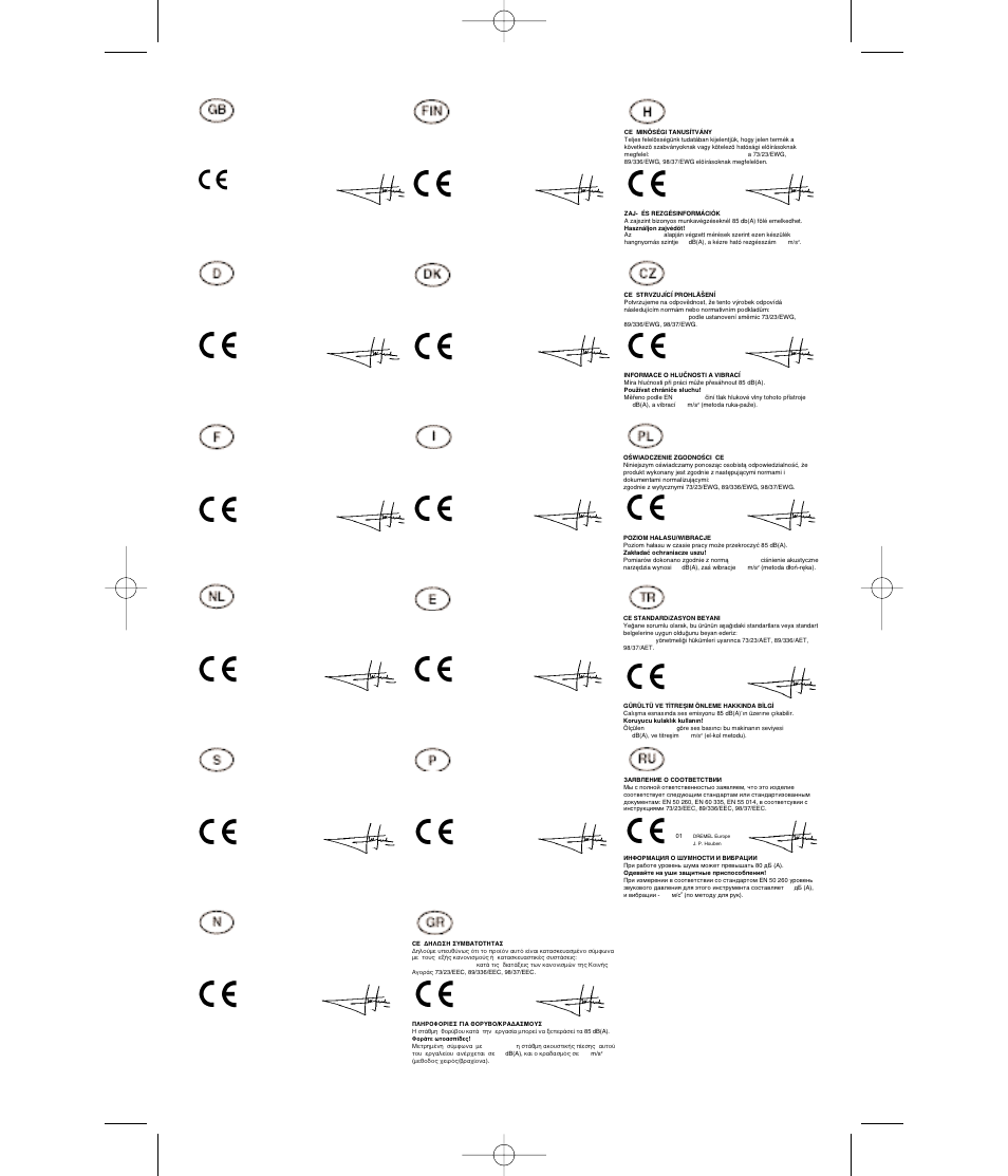 Dremel MultiPro Беспроводной инструмент 9.6 В User Manual | Page 13 / 93