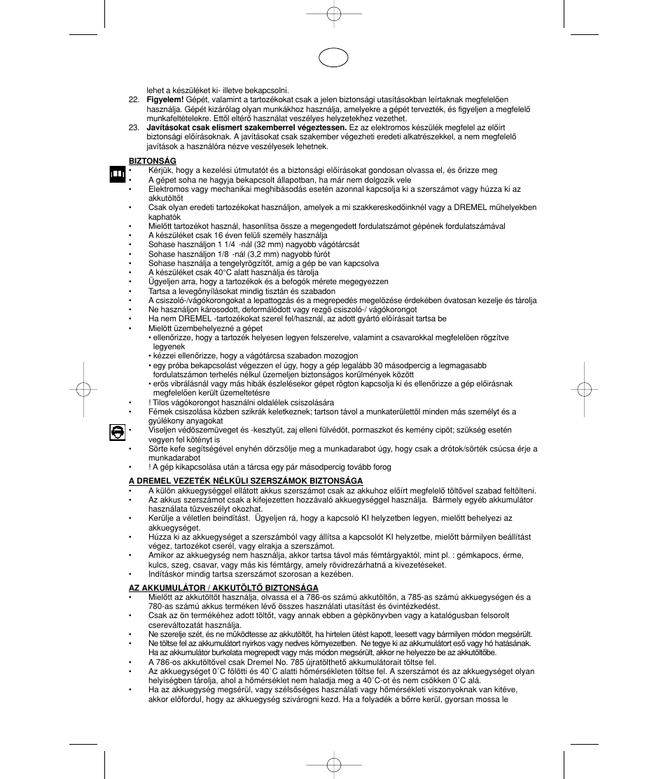 Dremel MultiPro Беспроводной инструмент 9.6 В User Manual | Page 71 / 93