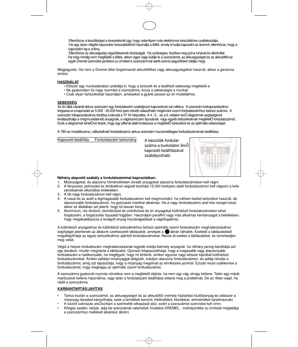 Dremel MultiPro Беспроводной инструмент 9.6 В User Manual | Page 73 / 93