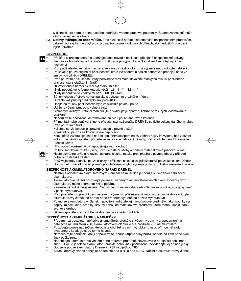 Dremel MultiPro Беспроводной инструмент 9.6 В User Manual | Page 75 / 93