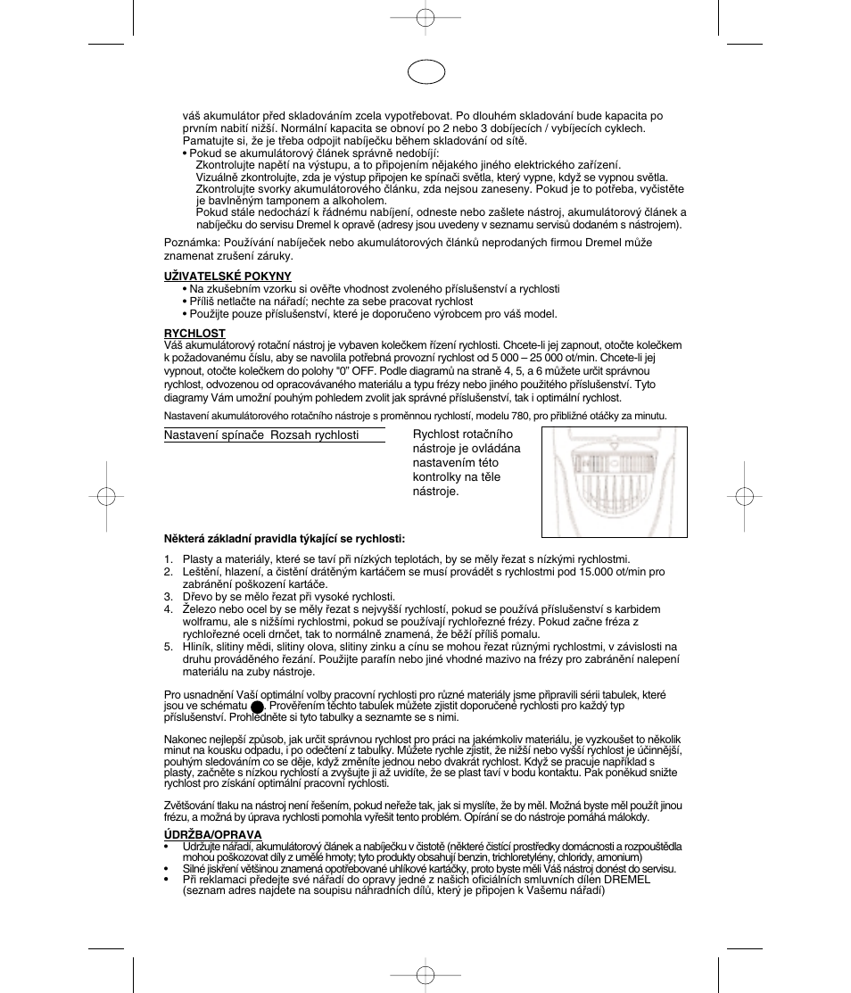 Dremel MultiPro Беспроводной инструмент 9.6 В User Manual | Page 77 / 93