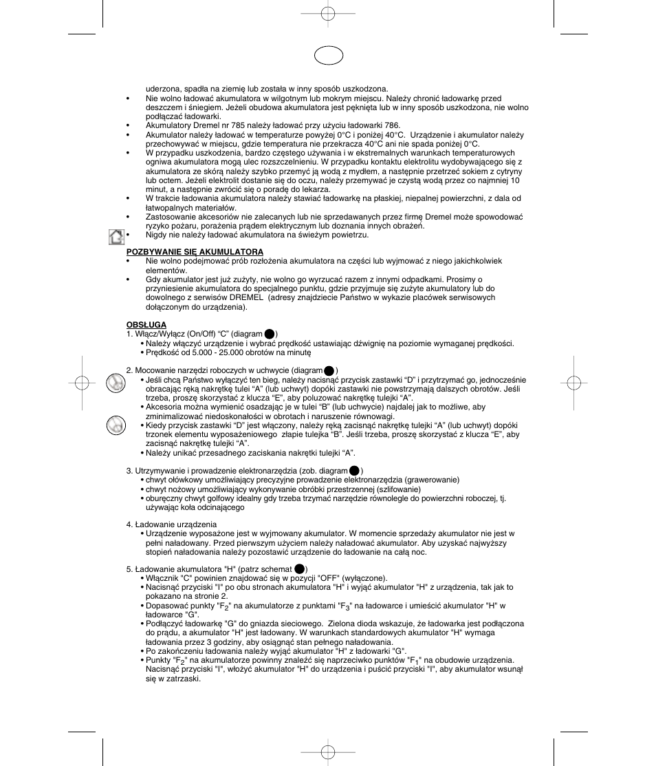 Dremel MultiPro Беспроводной инструмент 9.6 В User Manual | Page 80 / 93