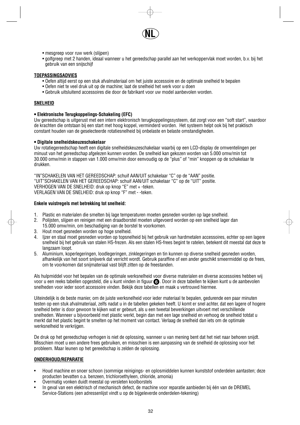 Dremel Professional User Manual | Page 32 / 73