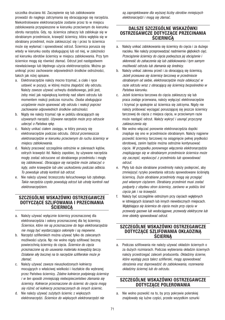 Dremel Fortiflex User Manual | Page 71 / 132