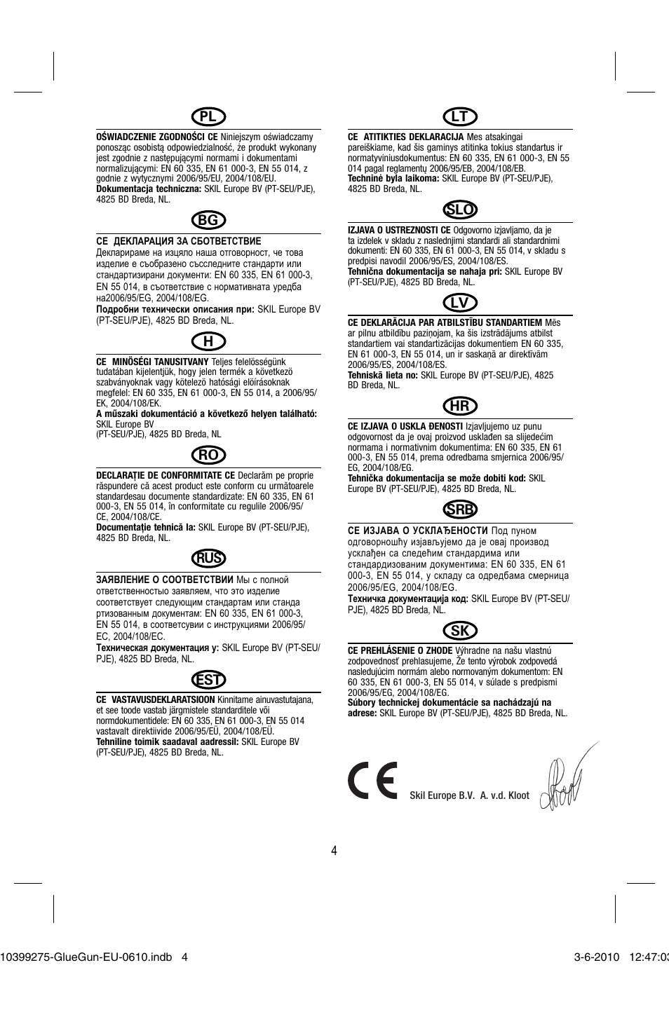 Dremel Клеевой пистолет DREMEL 920 User Manual | Page 4 / 80