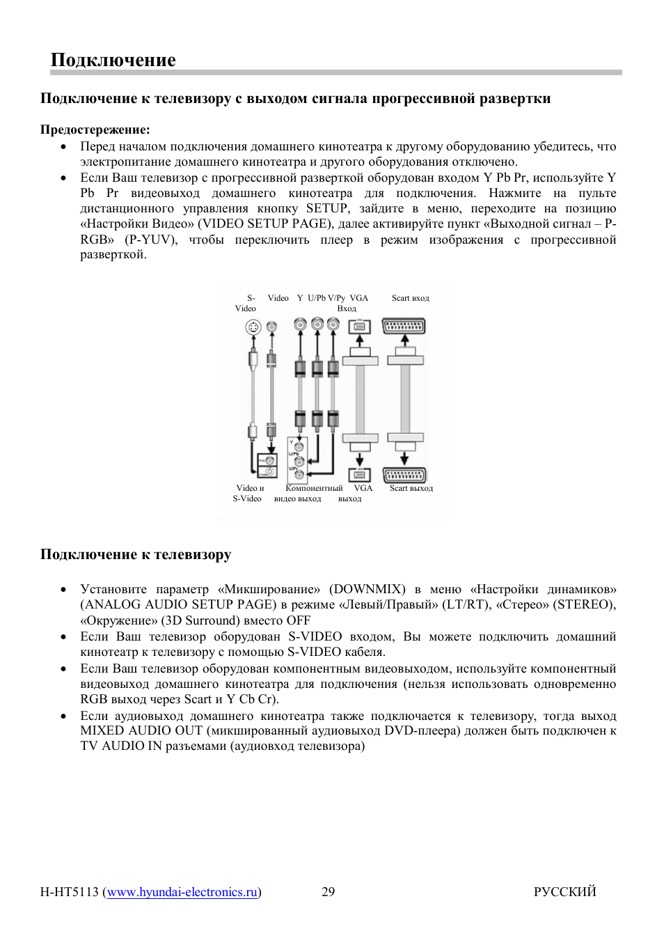 Hyundai H-HT5113 User Manual | Page 7 / 23