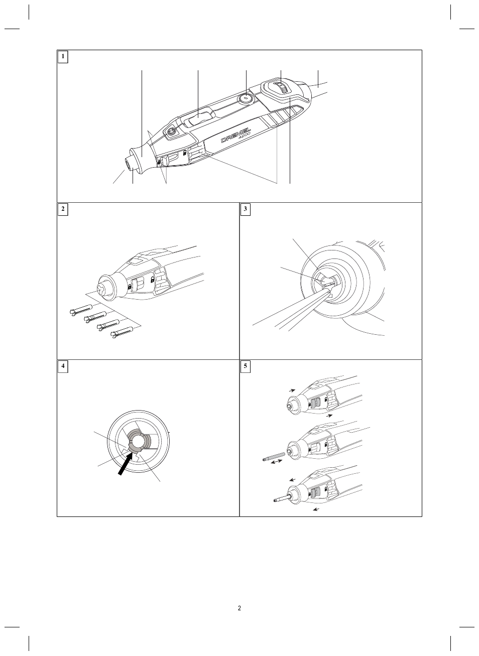 Dremel 4200 User Manual | Page 2 / 112