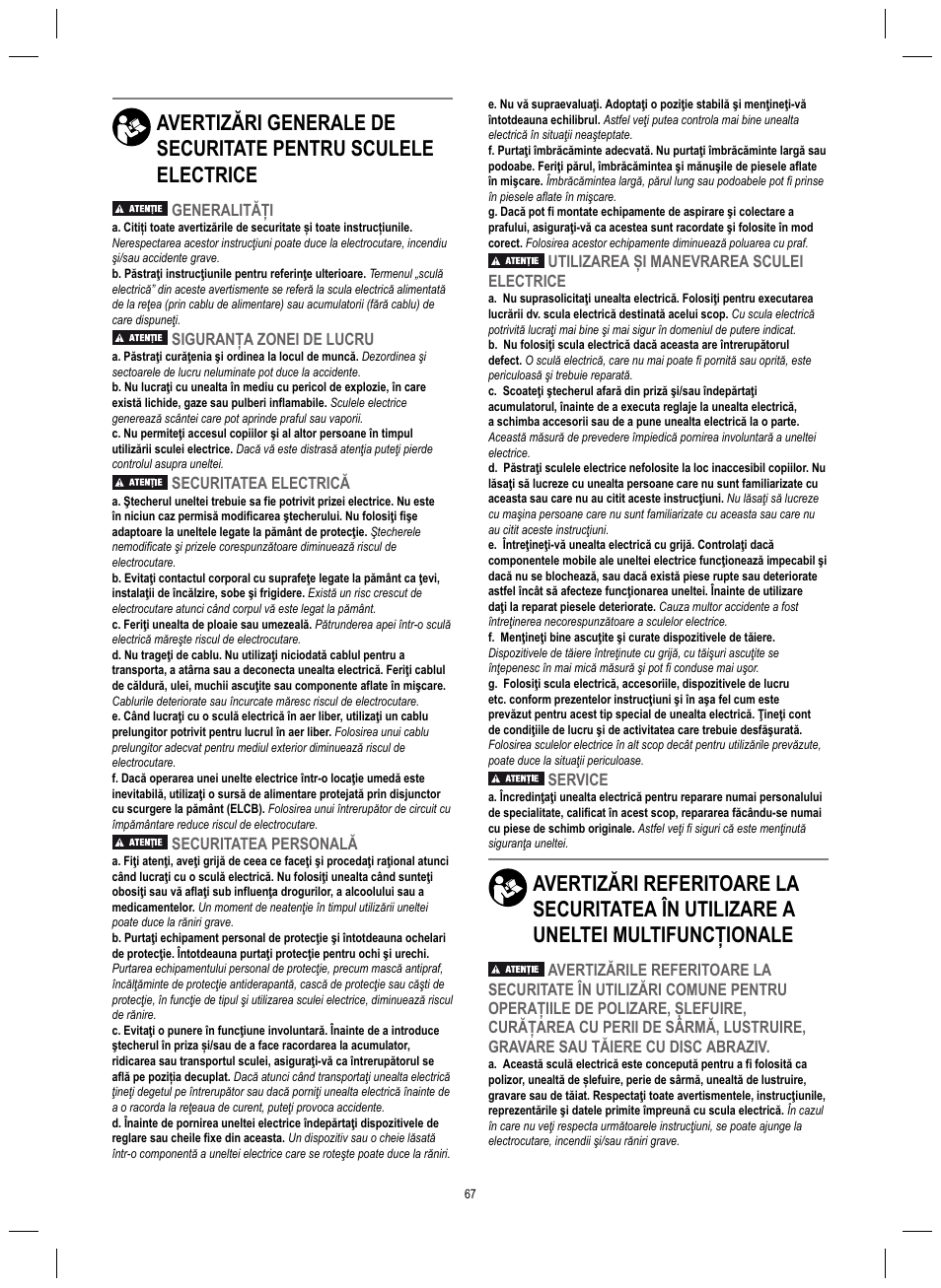 Dremel 4200 User Manual | Page 67 / 112