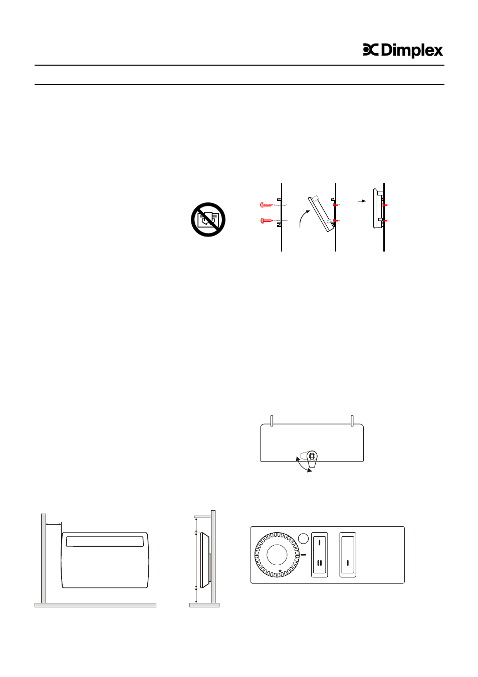 Instructions for installation and use | Dimplex PLX 3000 User Manual | Page 4 / 20