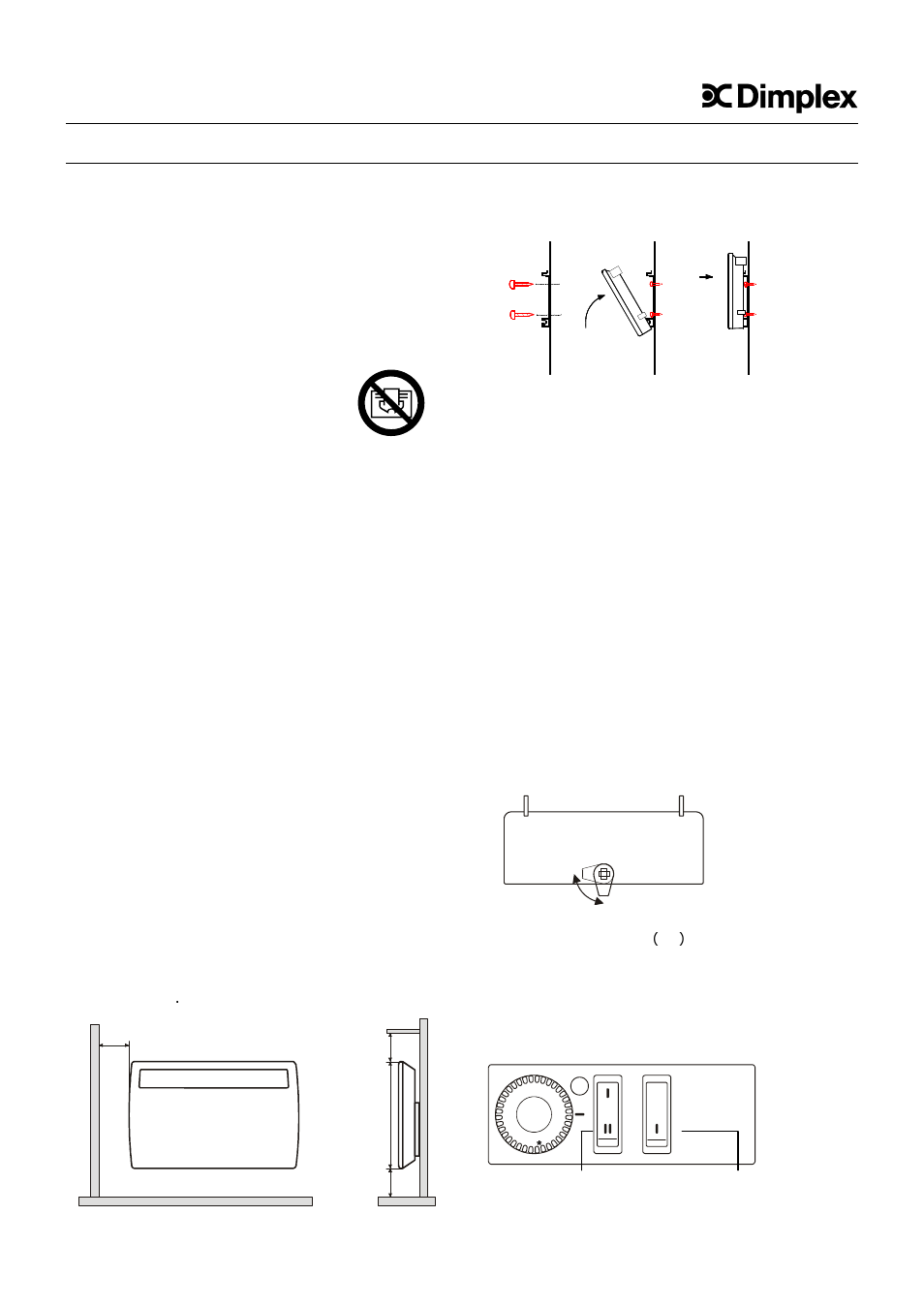 Instructions de montage et de service | Dimplex PLX 3000 User Manual | Page 6 / 20