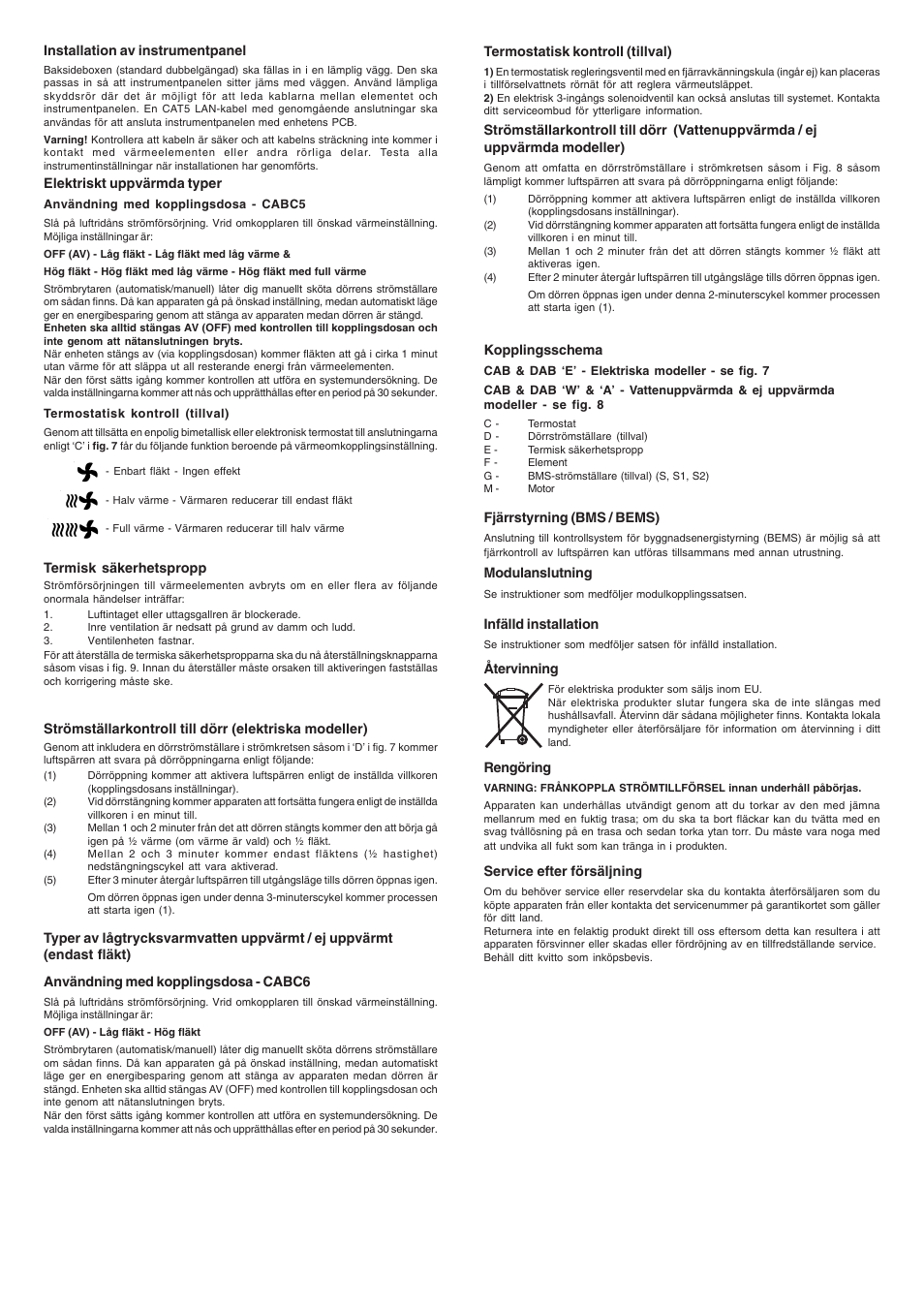 Dimplex DAB15W User Manual | Page 25 / 36